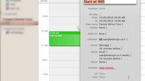 Calander TimeZone Problem