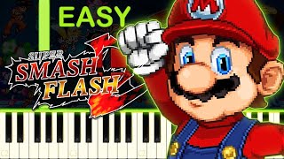 Super Smash Flash 2 Theme - Easy Piano Tutorial