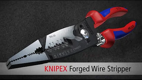 13 72 8 KNIPEX Forged Wire Stripper - Product Video