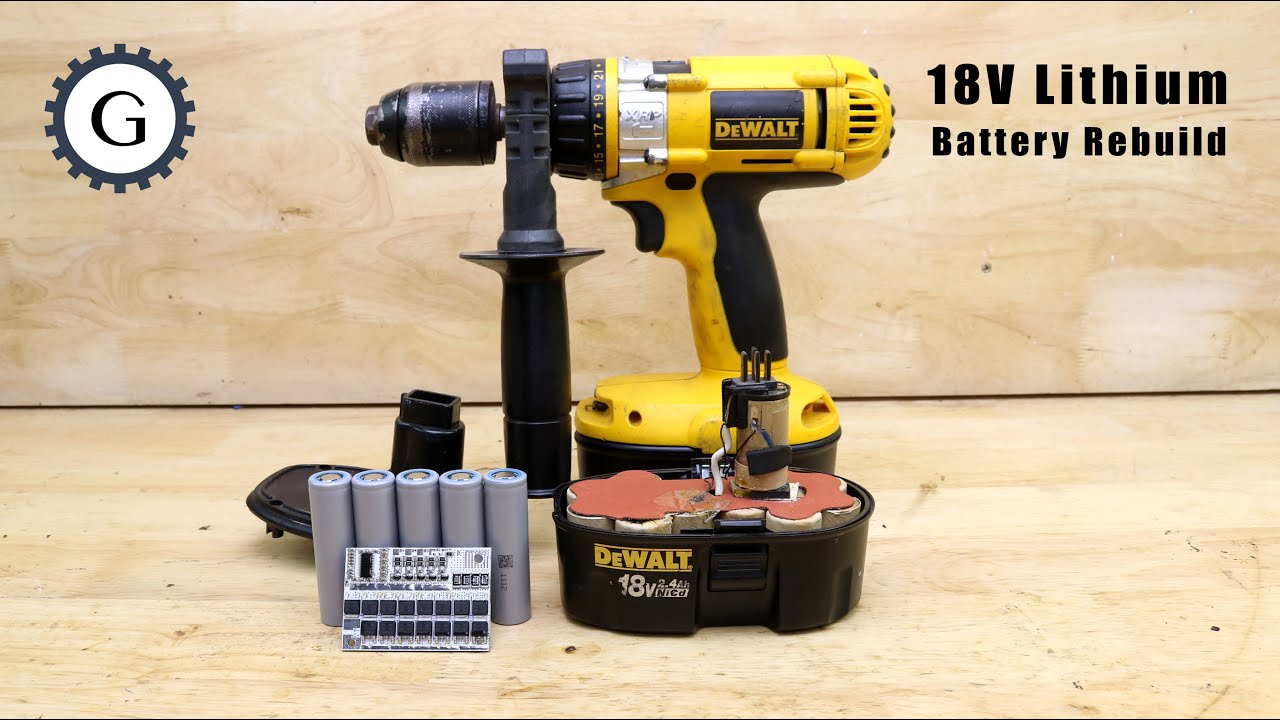 I rebuild Battery for Dewalt XRP Drill - YouTube