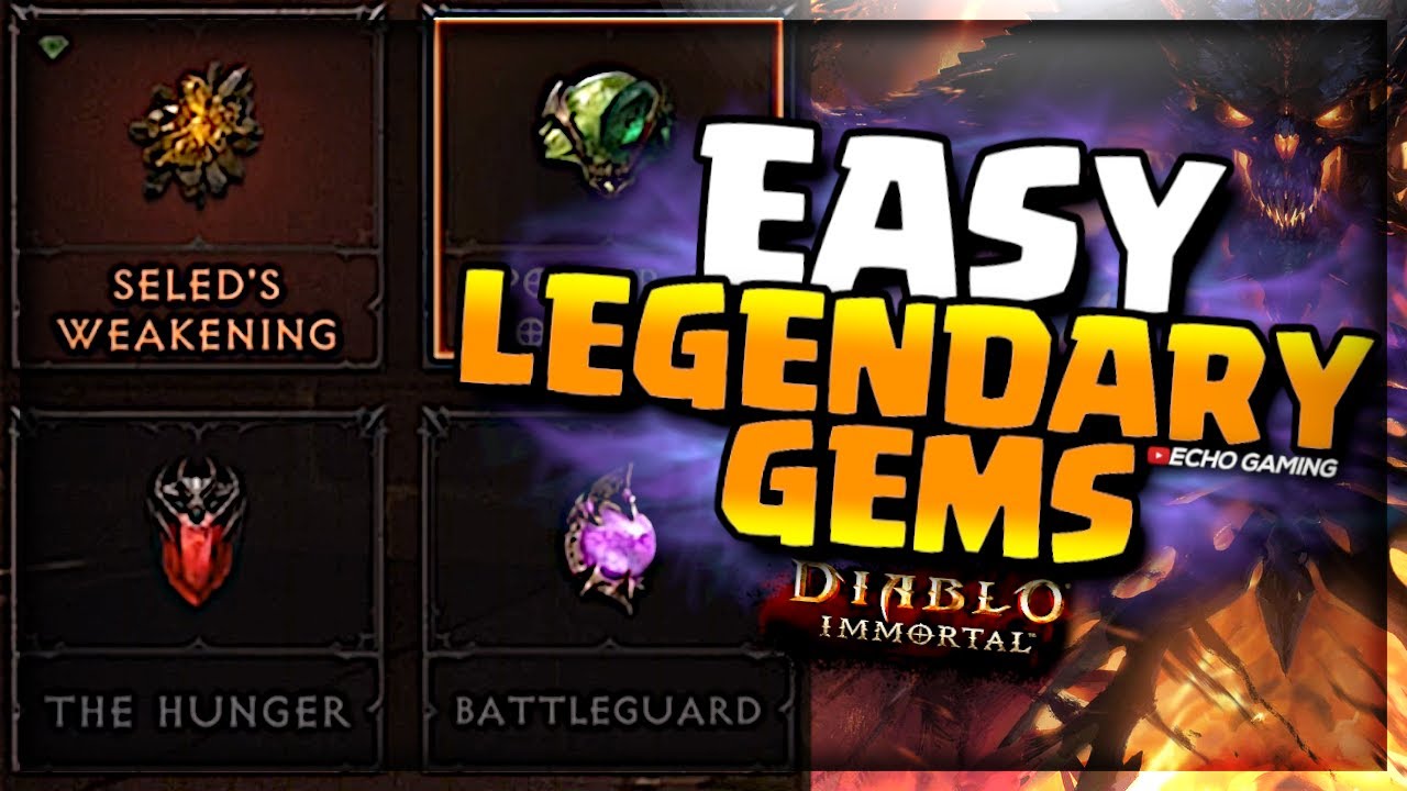 The EASY way to get Legendary Gems in Diablo Immortal  YouTube