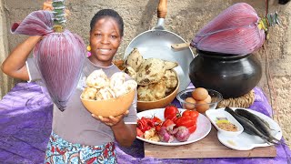 Cooking The Most Powerful & Superfood, Banana Flower Recipe !! #food #cooking #banana #recipe #viral