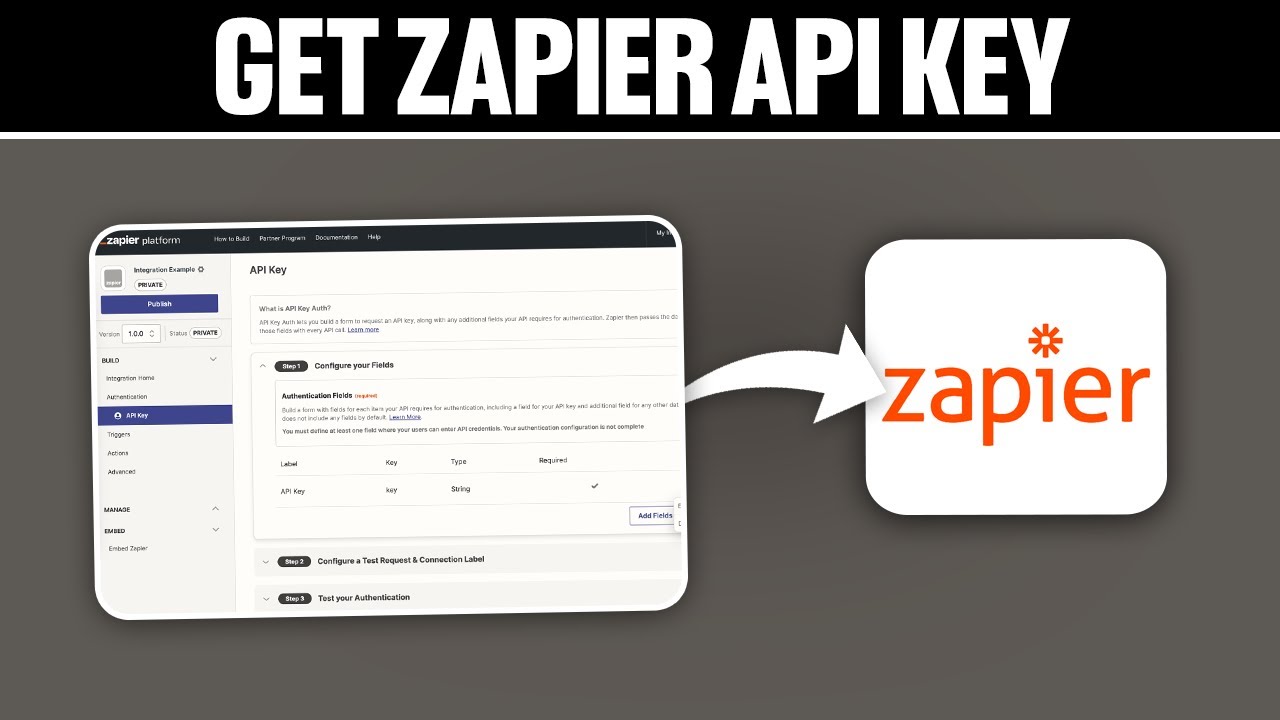 How To Get Zapier API Key ! (Full Tutorial) - YouTube
