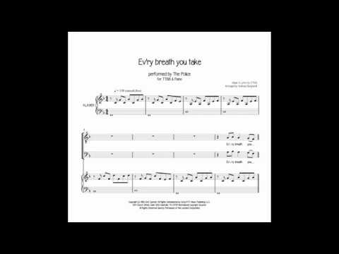 Video Ev'ry breath you take - The Police (Choir TTBB & Piano) - youtube