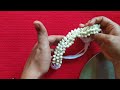 How to tie crape Jasmine in Three layer method| Jasmine tying| flower DIY/bridal veni/nanthiyavattai