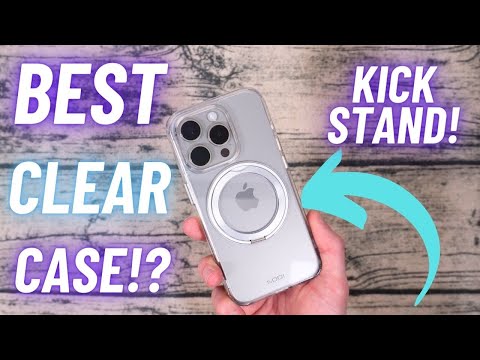 SODI iPhone 15 Pro Case Review // BEST Clear iPhone Case? (With Kickstand!)