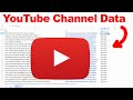 How to get titles urls and views of any youtube channel