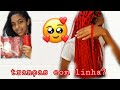 COMO TRANÇAR SEU CABELO SOZINHA (box braids) tranças de linha