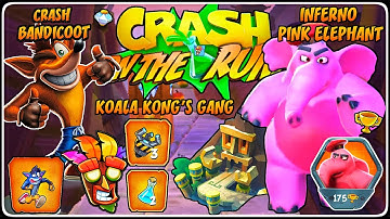 Crash Bandicoot: On The Run - Crash vs Inferno Pink Elephant - Android Gameplay Part 25