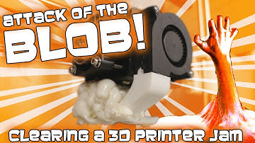 Attack of the Blob! - Clearing a Massive Jam on the A8 3D Printer