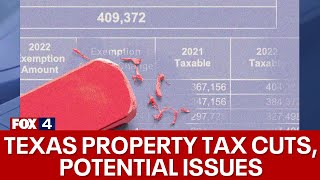 Potential issues with Texas' massive property tax cuts