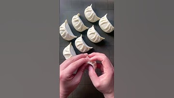 How to Wrap Dumplings-Easy & Perfect简单漂亮饺子手法#饺子#dumplings #howto #shorts