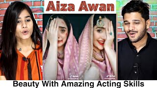 Indian Reaction On Pakistani Muser AIZA AWAN Best Tik Tok Vidoes | Beauty With Amazing Experessions