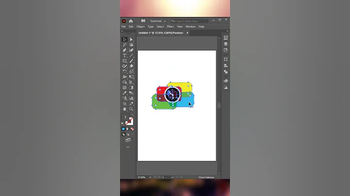 Modern Logo Design in Adobe Illustrator Tutorials #shorts #illustrator #trending #youtubereels