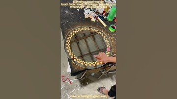 Diy vanity mirror with lights, led mirror touch sensor switch 96W MAX driver for bathroom mirror.