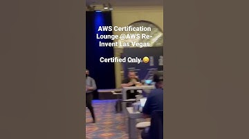 AWS Certification Lounge | AWS are-Invent | AWS Certified only #SHORTS