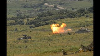 NATO and partner nations help defend a member under attack - Getica Saber 17 exercise, part of SABER GUARDIAN 17.

The exercise is based on a fictional scenario where European countries are successive