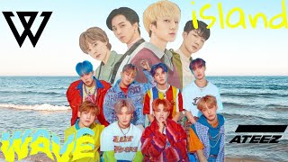 Ateez/Winner - Wave/Island (Mashup)