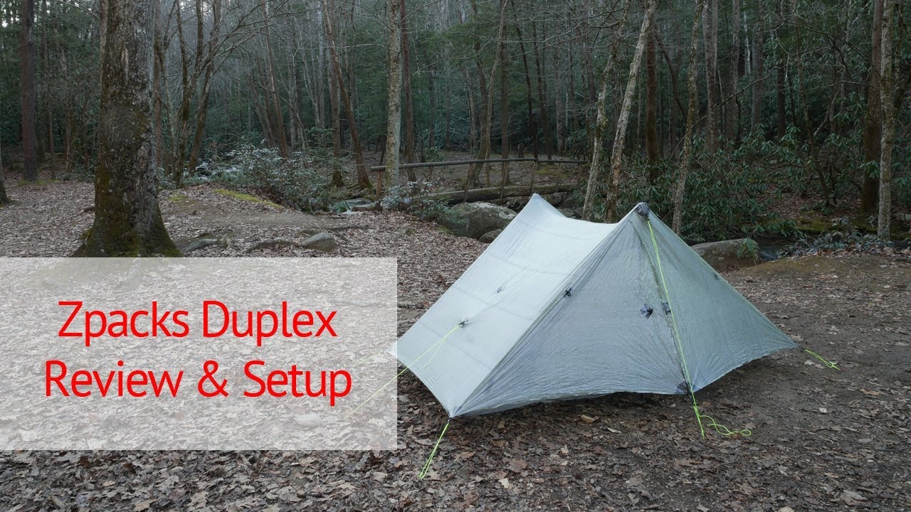 Zpacks Duplex Review and Setup Ultralight Backpacking Tent YouTube