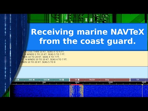 Ham Radio - Decoding marine NAVTeX transmissions.