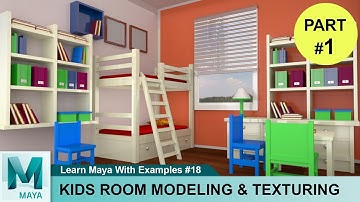 3D House Modeling Autodesk Maya Tutorial | Easy Learn 3D Animation Tutorials For Beginners #01