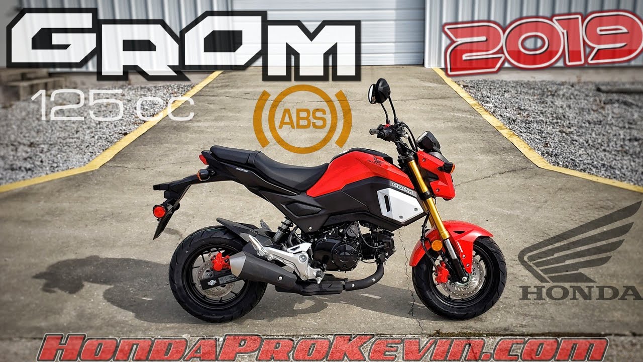 19 Honda Grom 125 Abs Walk Around Cherry Red Mini Bike Motorcycle Minimoto Msx125 Youtube