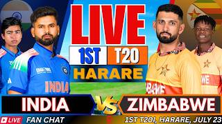 🔴LIVE: Ind vs Zim 1st T20 Match 2026 | India vs Zimbabwe Live Cricket Score & Commentary, Watchalong screenshot 3