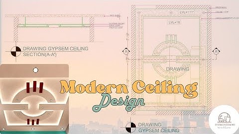 autocad ceiling design ||how to make ceiling drowning in autocad ||