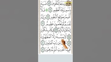 #سورة الواقعة من الآية 73 إلى الآية 81 تحفظ القرآن بدون نسيان