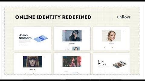 unRovr - Animated vCard & Resume & Portfolio Template for Your  | Themeforest Templates