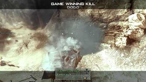 Mw2 RPG Game winning kill