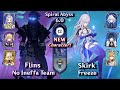 C0 Flins No Ineffa Team & C0 Skirk Freeze | Spiral Abyss 6.0 Floor 12 9 Stars | Genshin Impact