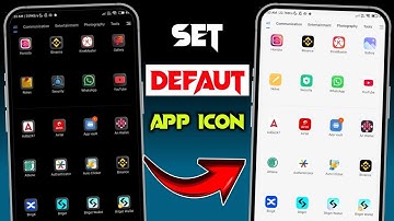 How to Set Default icon in any Android Phones 2025 | Default app icon kaise set karen 2025