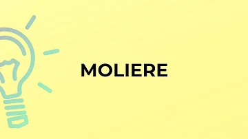 What is the meaning of the word Molière?