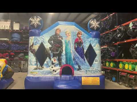 Frozen inflatable bounce house rental from About to Bounce Inflatable Rentals New Orleans
