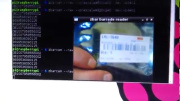 Raspberry Pi Zbar Barcode