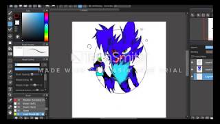 speedpaint- FREE DRINKS- my oc FuzzBite (#1 speed paint)