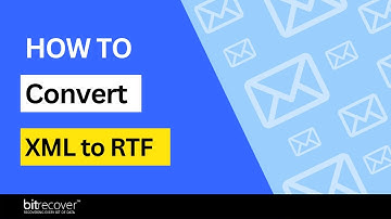 How to Convert XML to RTF | Batch XML to RTF Conversion