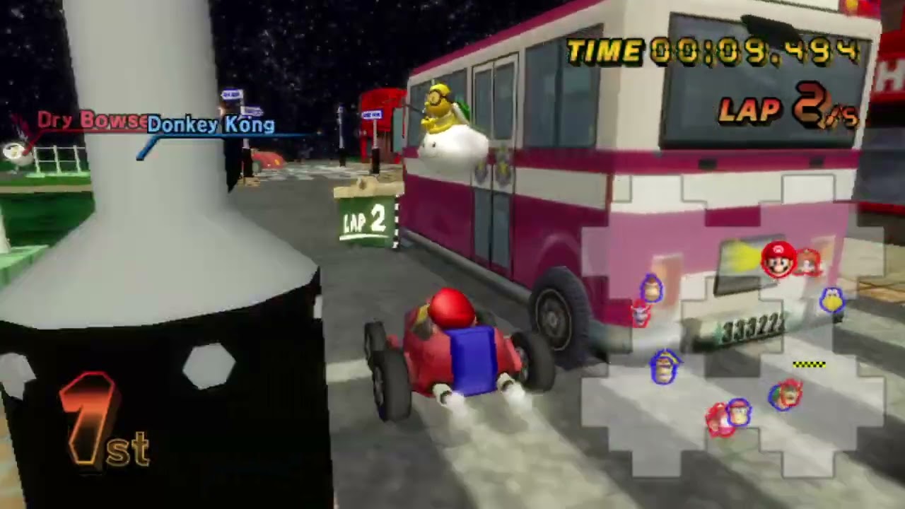 MKWii Custom Track - MP4 Bob-omb X-ing