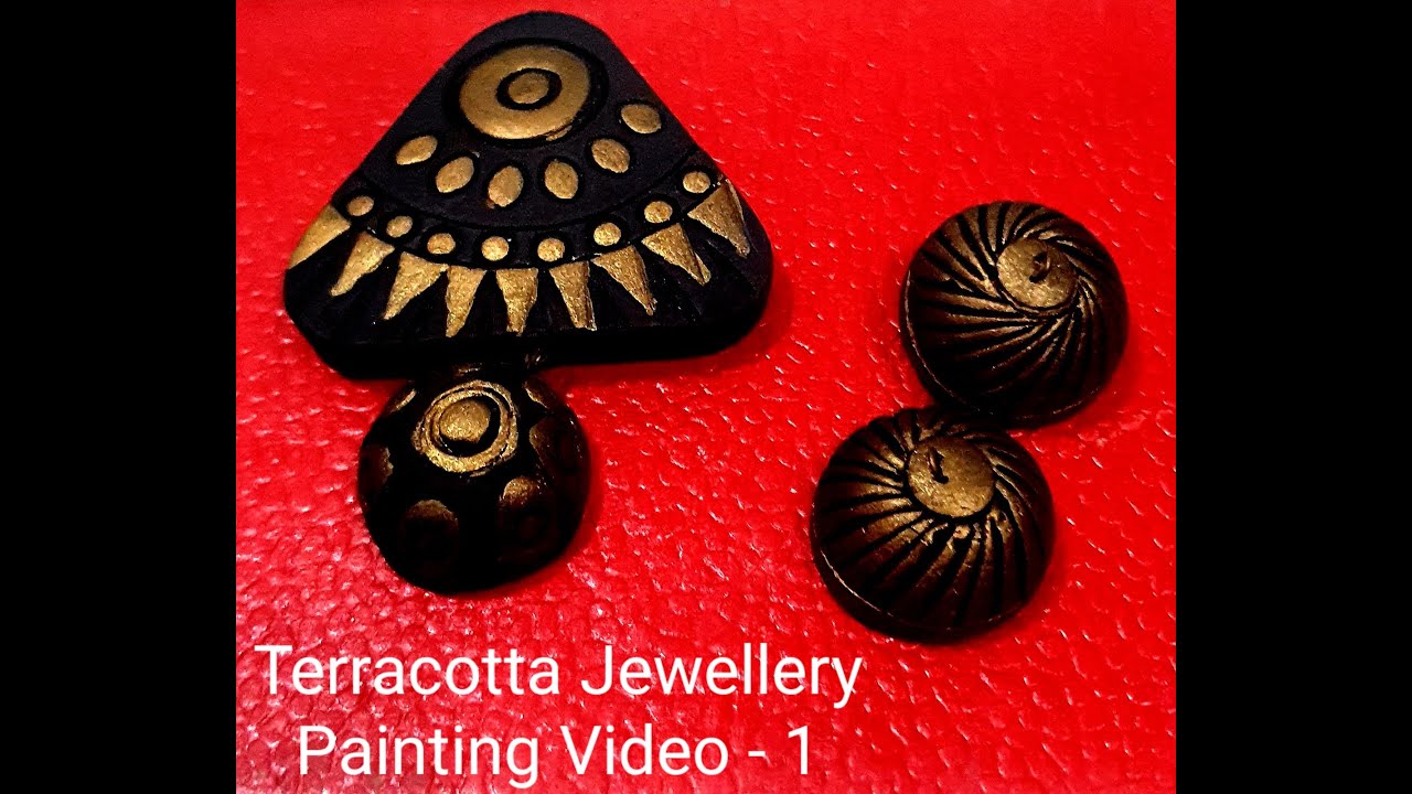 1 How to paint Terracotta Jewellery? 1 டெர்ராக்கோட்டா நகைகளை எவ்வாறு