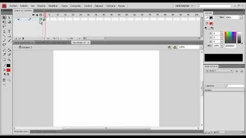 Tutorial Flash 8 Clase 2 (Linea De Tiempo y Otras Cosas)