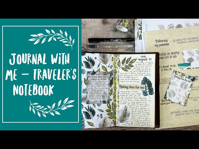 Using Scrapbook Paper in Your Traveler's Notebook - Tombow USA Blog