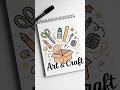 Creative Art & Craft Front Page Design✨ #short #youtubeshorts #frontpage #art #craft #notebookcover