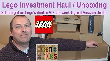 Lego Haul / Unboxing. Items purchased from Lego.com on double VIP pts week + some great Amazon deals