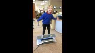 Amelia on Ijoy Balance board