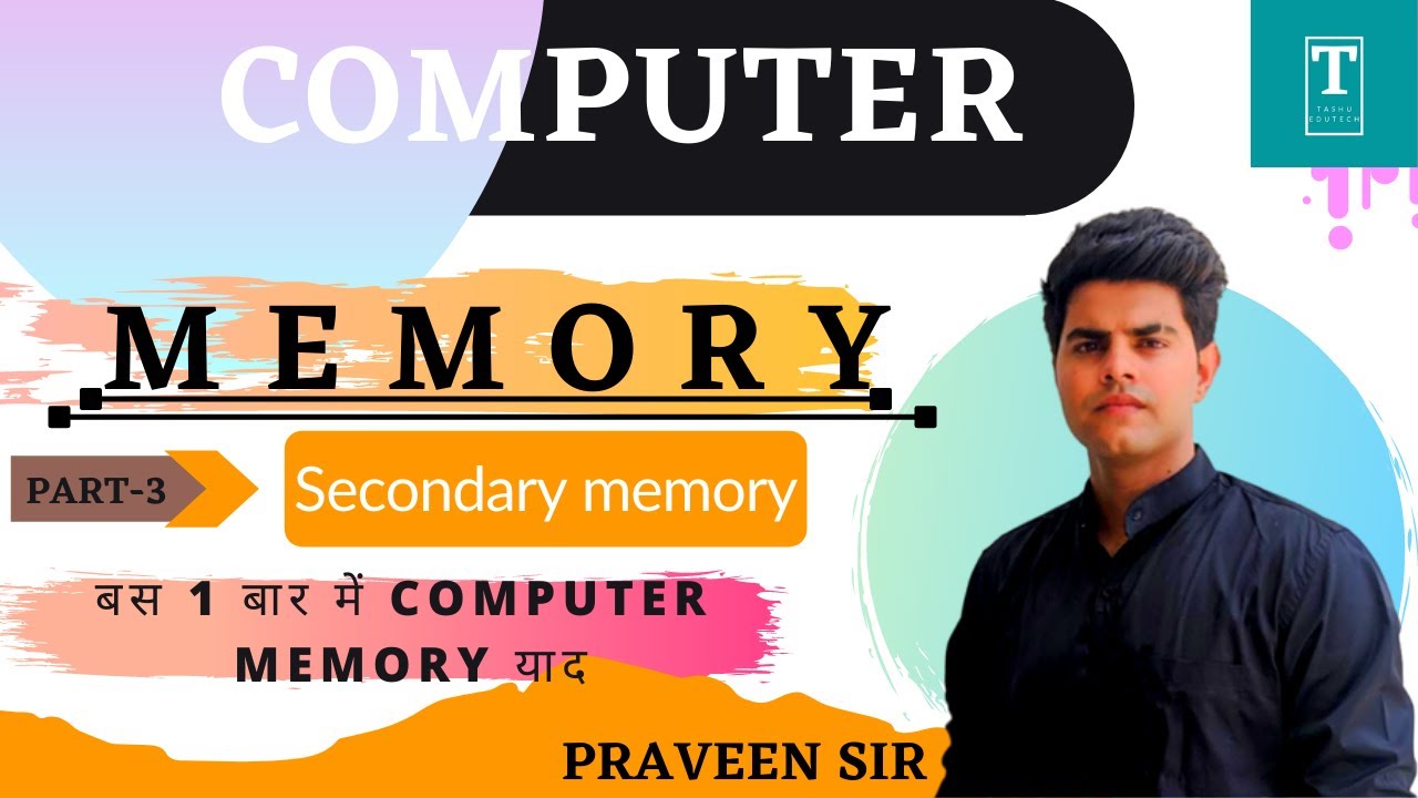 What Is Memory  In Computer |Primary and Secondary Memory | Magnetic, Optical & flash Memory| PART-3