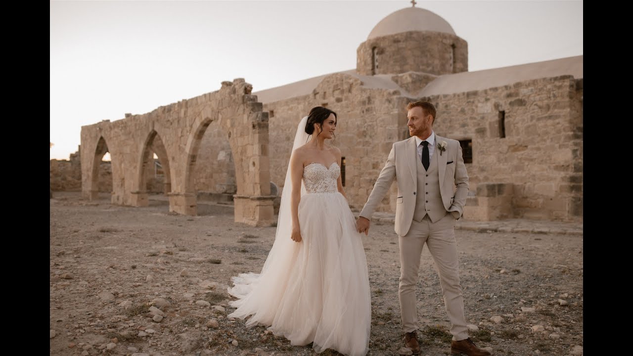 Lottie and Patrick Wedding Film at Liopetro Wedding Venue in Paphos by Island Films