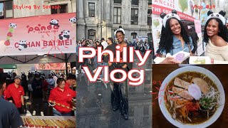 Weekly Vlog in Philly | Went To Panda Festival and Nom Nom Ramen in Philadelphia W/ @Geminitwins247