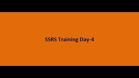 SSRS Day Training Day 4-Gauage,DataBar,SparkLine,Indicator Reports in SSRS