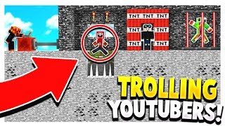 10 WAYS TO TROLL MINECRAFT YOUTUBERS! *actually works*